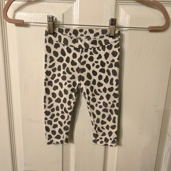 Janie and Jack Animal Print Leggings  Size 6-12M - Picture 1 of 3